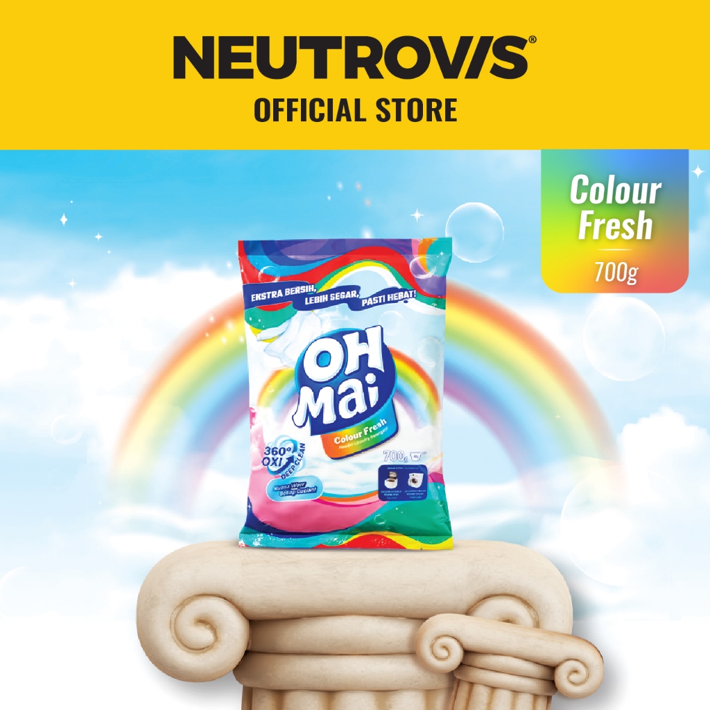 OH MAI Laundry Powder Detergent - Colour Fresh (700g) | Shopee Singapore