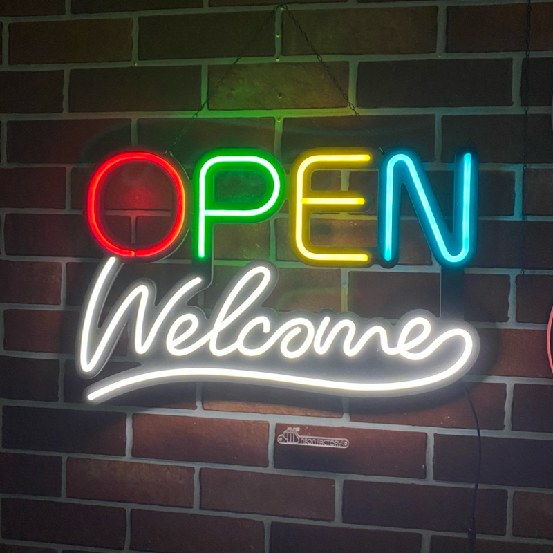 Open Welcome Led Neon Sign | Shopee Singapore