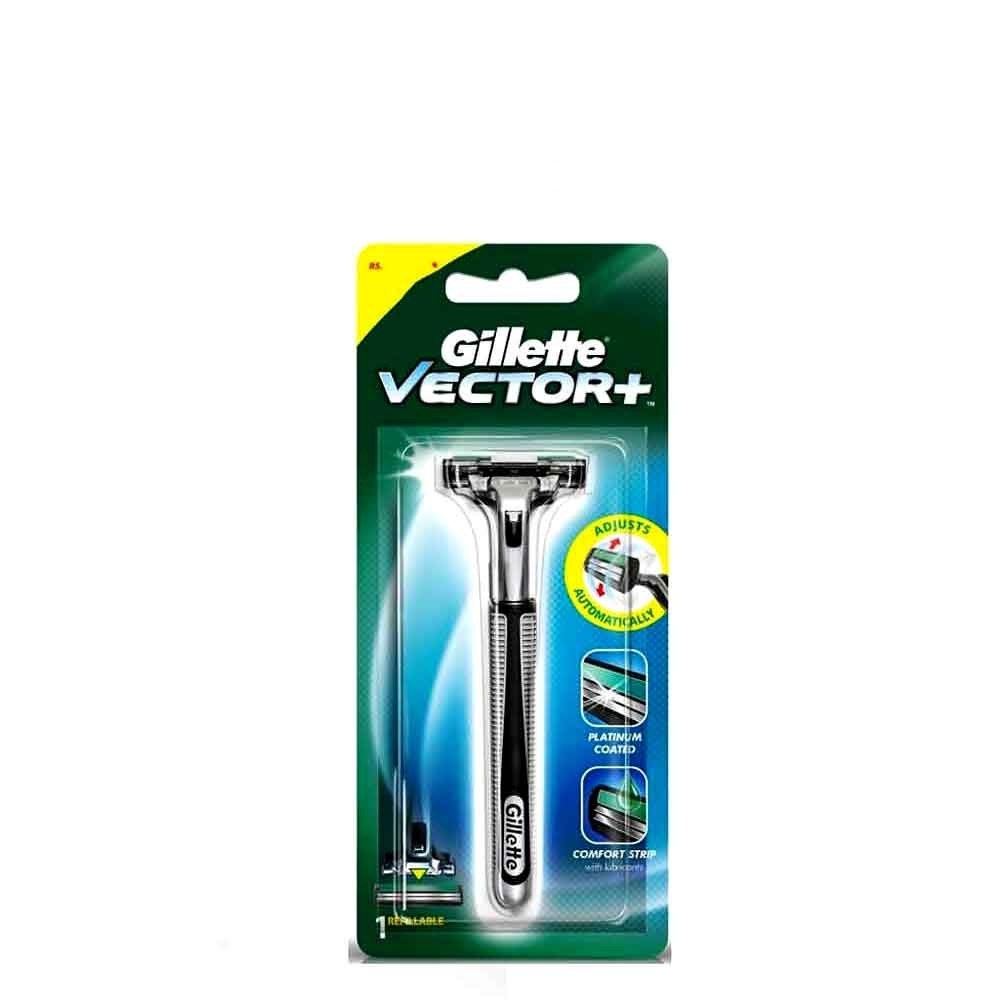 Gillette Vector+ Manual Shaving Razor Shaver | Shopee Singapore