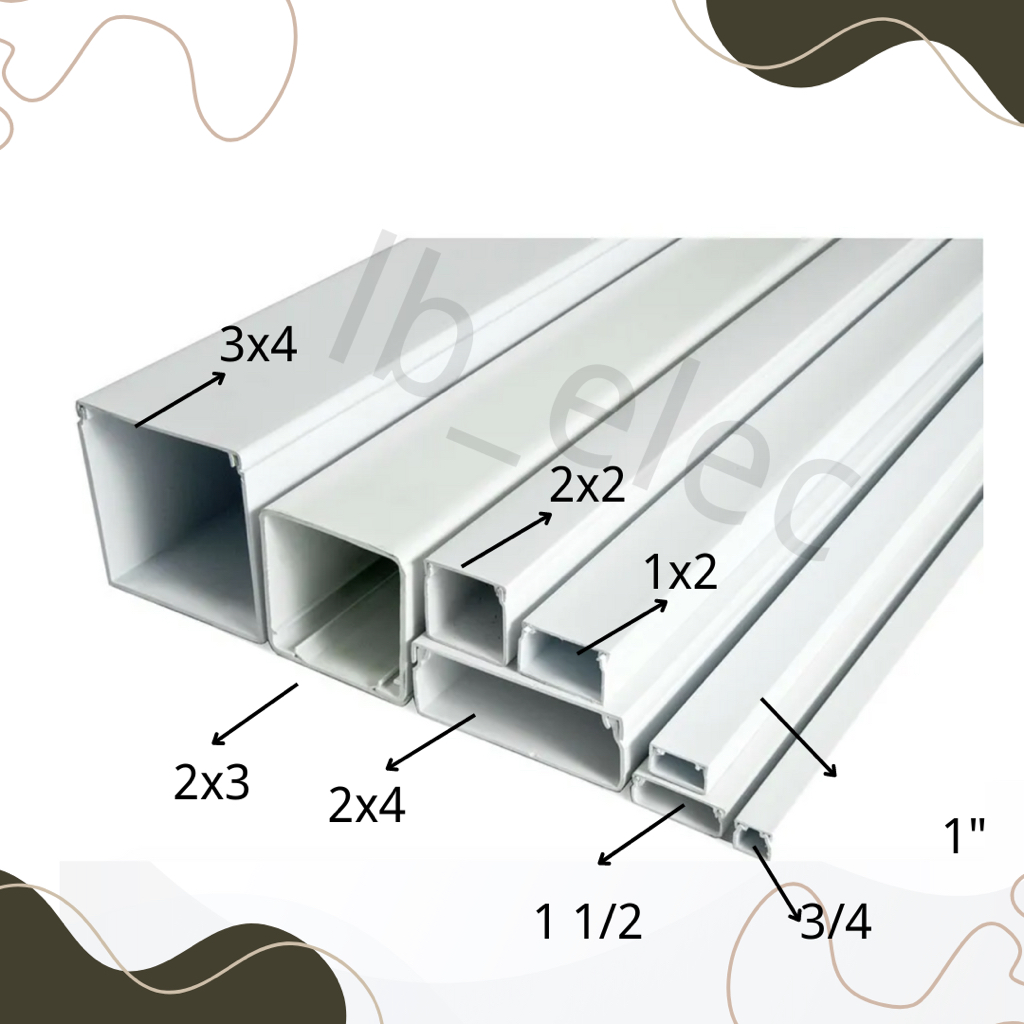 FEEMA PVC WIRING CASING / ELECTRICAL CASING / WIRING TRUNKING( 3/4, 1 ...