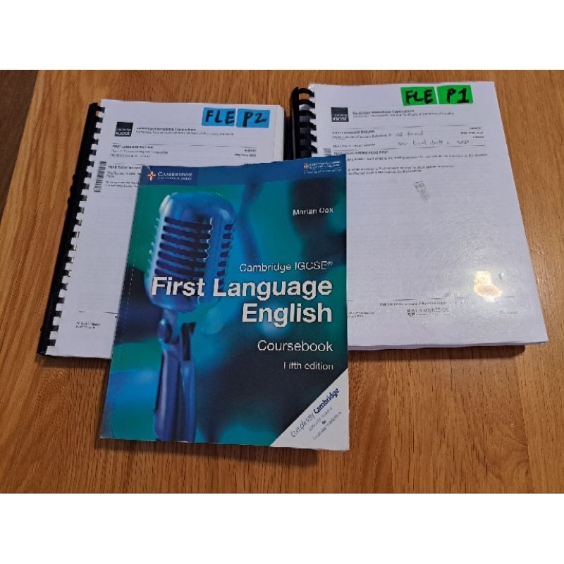 Used Cambridge Igcse First Language English Coursebook Th Edition Foc Paper