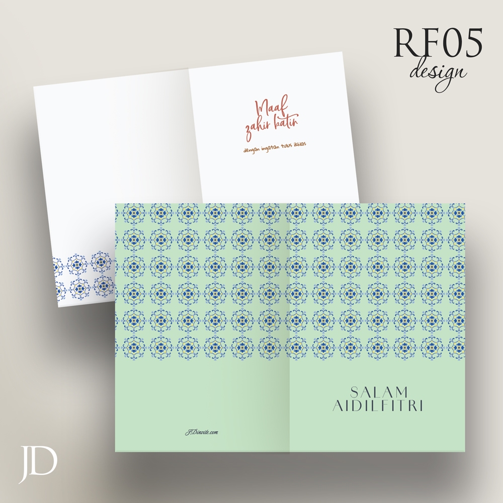 Kad Raya Made RF05 Luxury Selamat Hari Raya Aidilfitri Eid Mubarak ...