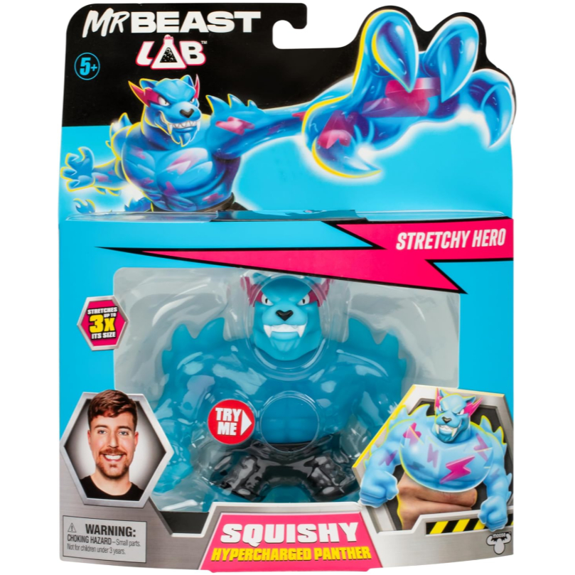 Mr Beast Lab Heroes of Goo JIT Zu Goo Iconic Panther, Squeeze, Squish ...