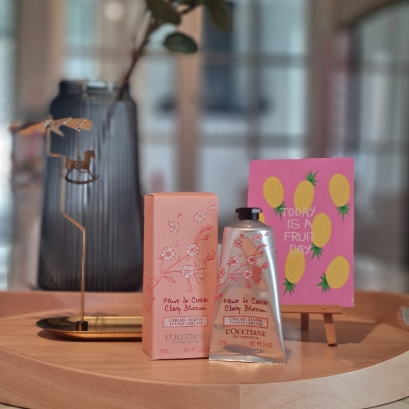 [EXP OCT 2025] ️Loccitane Cherry Blossom Hand Cream 75ml | Shopee Singapore