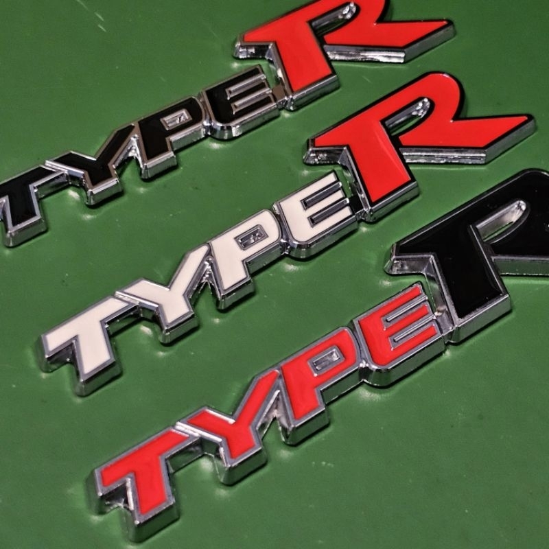 Alloy METAL type-R Emblem Logo sticker HONDA TYPE R | Shopee Singapore