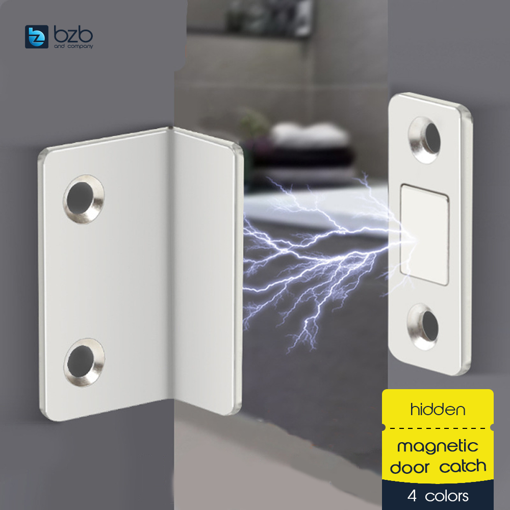 Thin Magnetic Door Catch Closer Self Adhesive Cabinet Drawer Furniture ...