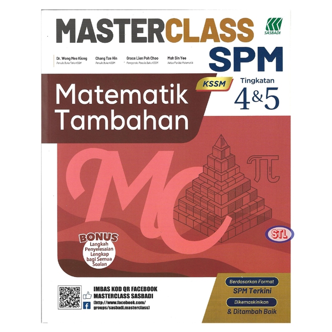 Masterclass SPM Additional Mathematics (Malay Version) | Shopee Singapore