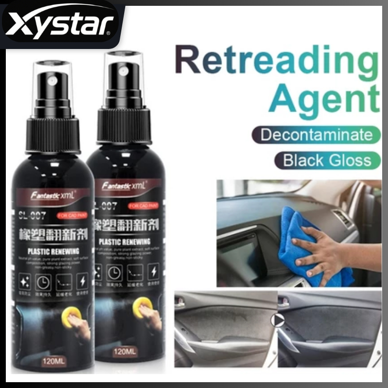 Product image 130ML Rubber Plastic Refurbishment Agent Auto Parts Crystal-Plated Table Board Wax Maintenance Rest Dashboard Coa 1