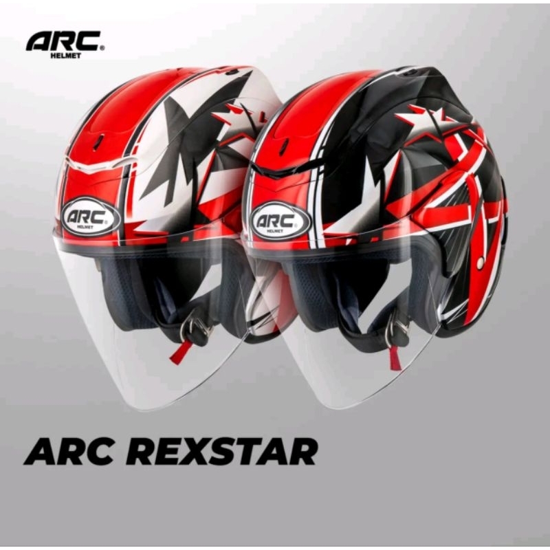 preferred - ARC RITZ ARC REXSTAR BLACK/WHITE - FREE HELMET BAG - SIRIM ...