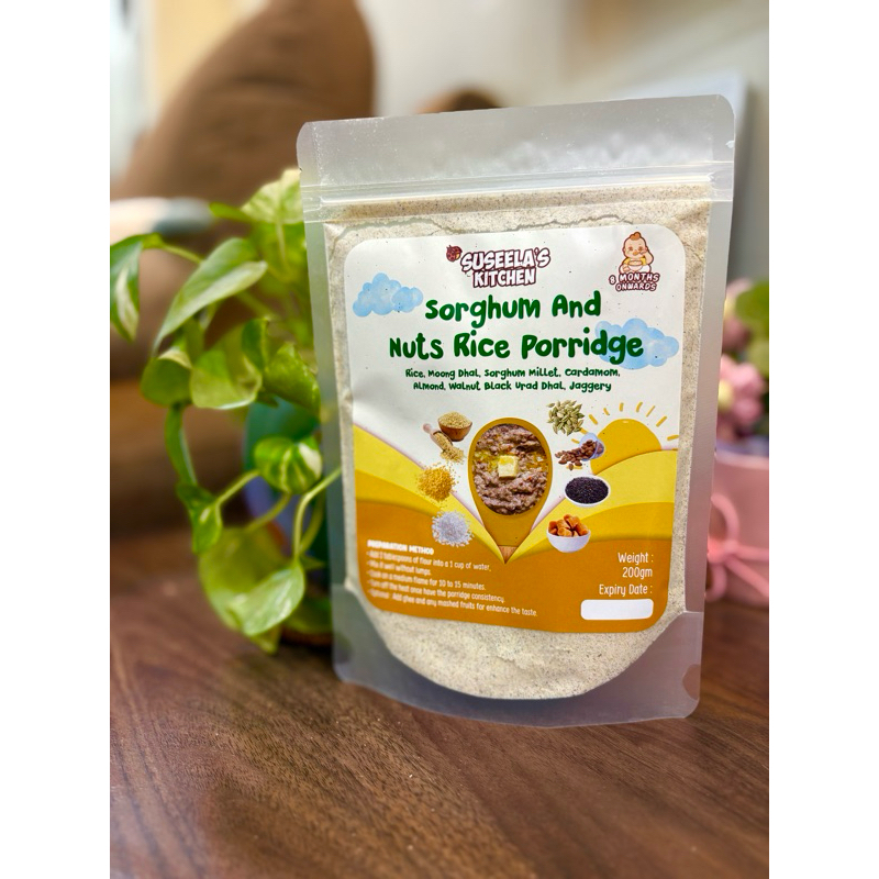 Sorghum & Nuts Rice Porridge Mix (8months onwards) | Shopee Singapore