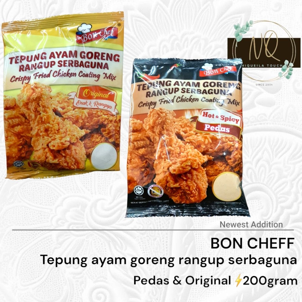 BON CHEFF MULTIPURPOSE CRISPY FRIED CHICKEN FLOUR 200G | Shopee Singapore