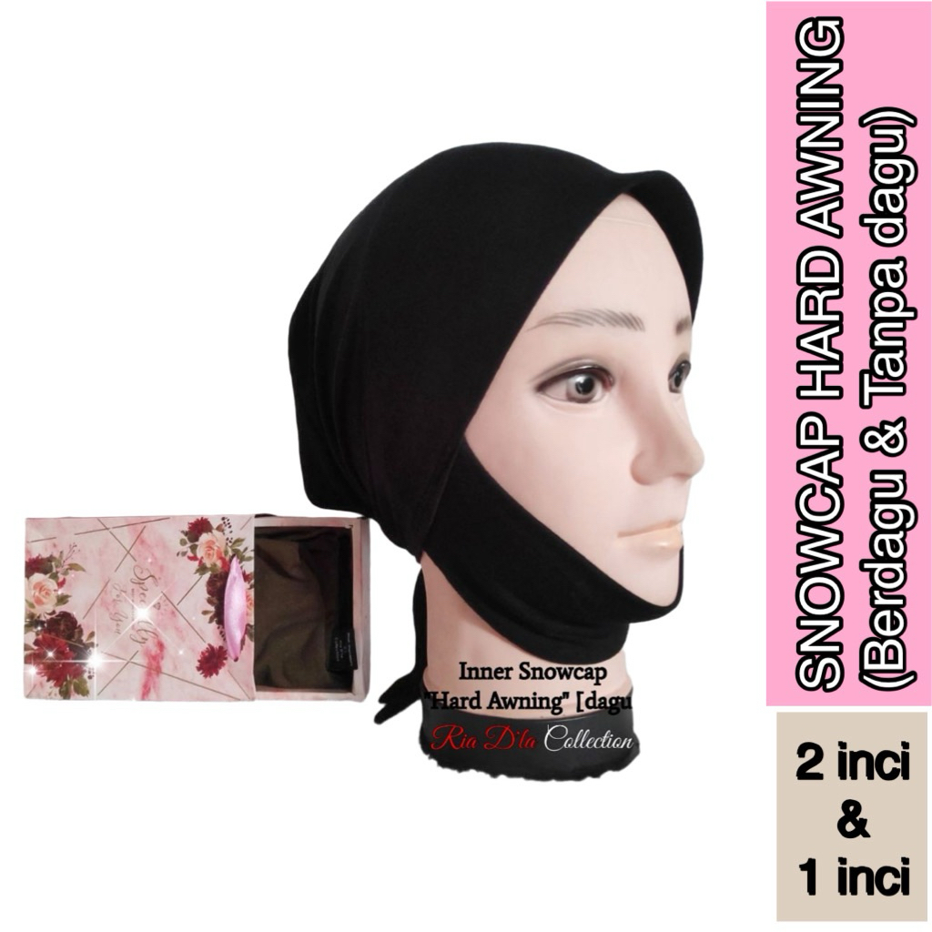 [Premium] Inner snowcap tali hard awning Exclusive in box (boleh ikat ...