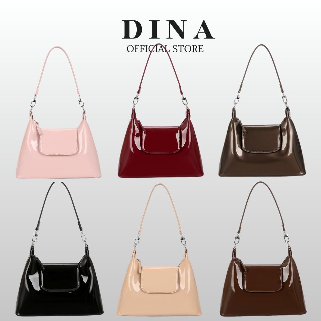 Glossy Large Bag - DINA Bag Women Bag Besar Tote Bag Shoulder Bag Hand ...