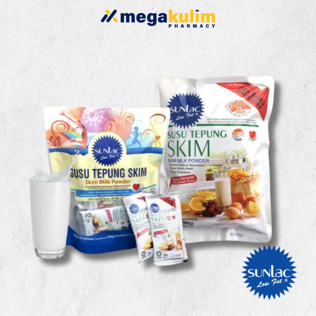 Sunlac Instant Skim Milk Powder (300g/700g/15's x 20g) | Shopee Singapore