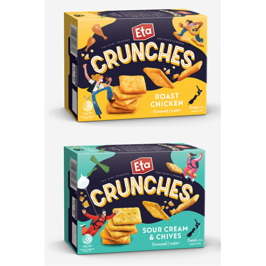 Eta Crunches Crackers 160g Net Shopee Singapore
