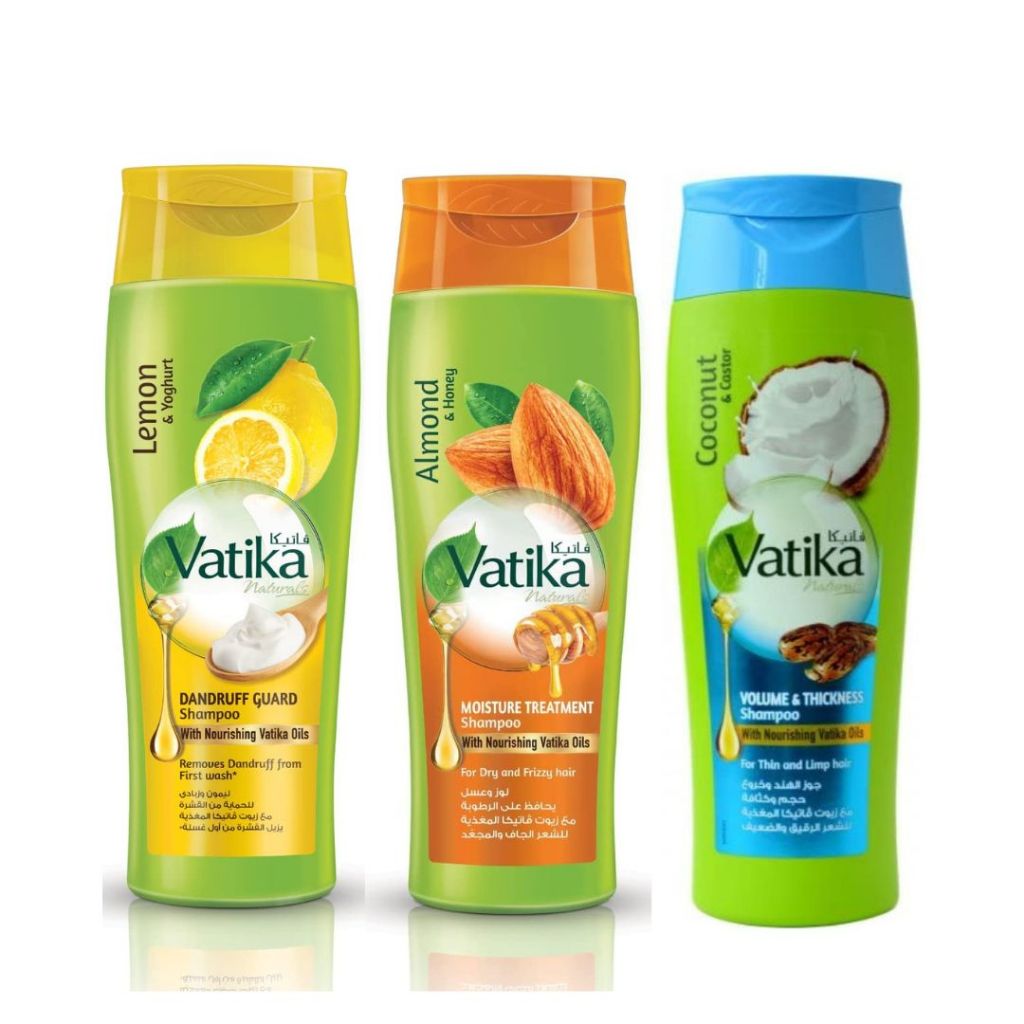 Vatika Natural Shampoo Moisture Treatment Dandruff Guard Volume ...