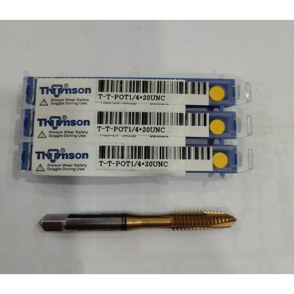 THOMSON J403T SPIRAL POINTED TAPS - T-T-POT1/4*20UNC (TIN) | Shopee ...