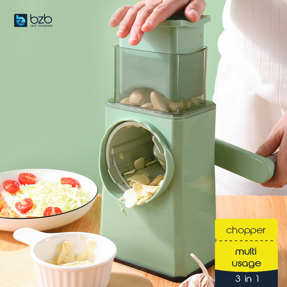3 In 1 Multi Usage Vegetable Cutter Grater Manual Rotary Potato Food ...