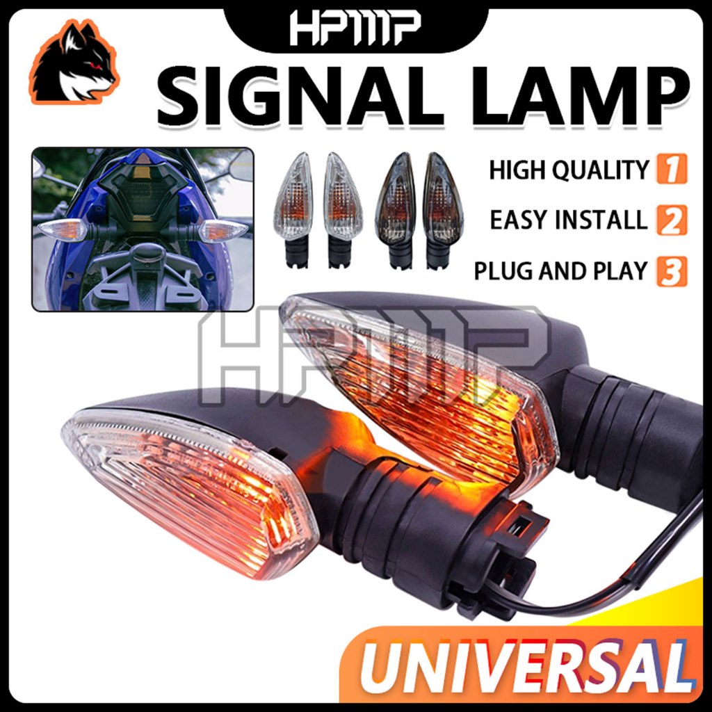 1 SET Signal Light Universal Indicator Belakang Lamp Depan Rear Tinted ...