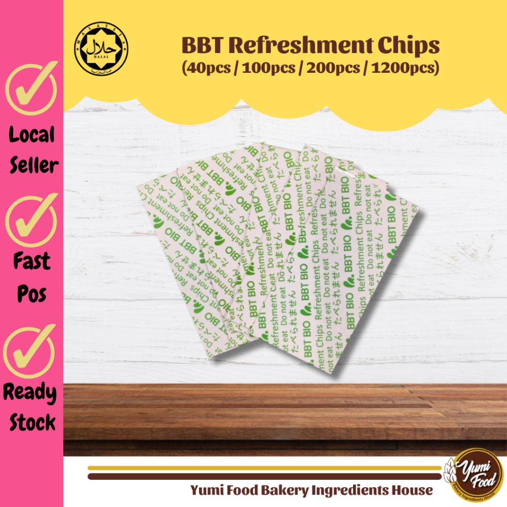 BBT Bio Refreshment Chips 40PCS 100PCS 200PCS / Pengawet Makanan ...
