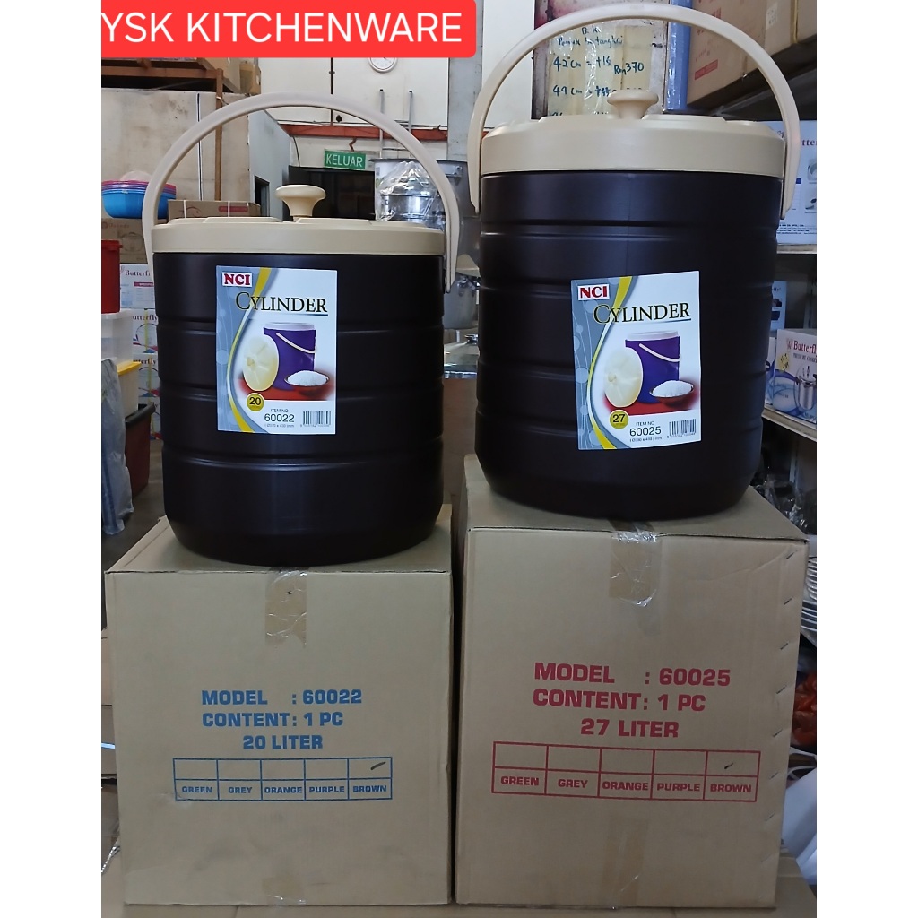 NCI Rice Container - 20 Liters & 27 Liters (NCI Rice Cylinder Model ...
