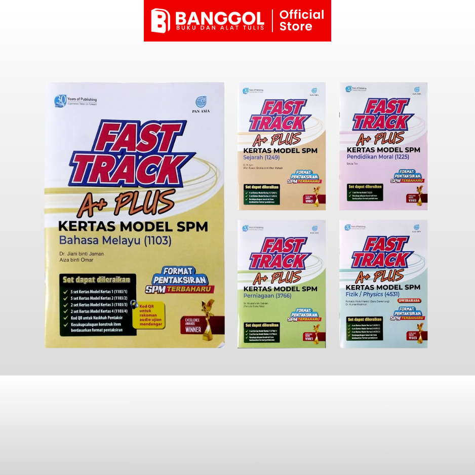 2025 FAST TRACK A+ PLUS KERTAS MODEL SPM | Shopee Singapore