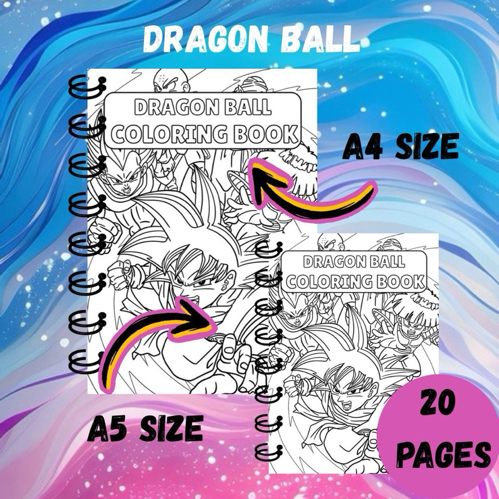 DRAGON BALL – Coloring Book for Children, Teenagers & Adults | Coloring ...