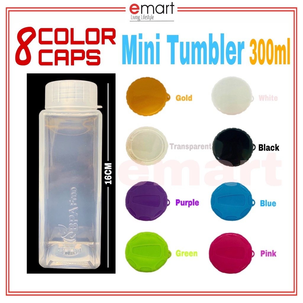 Mini BPA Free Tumbler, Botol Minuman Mini 300ml 8color Water Bottle ...