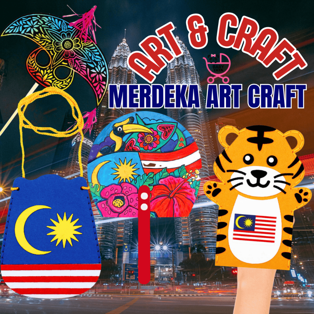 BabyYaya Merdeka Day Art Craft Independence Day Art Craft for Kids ...