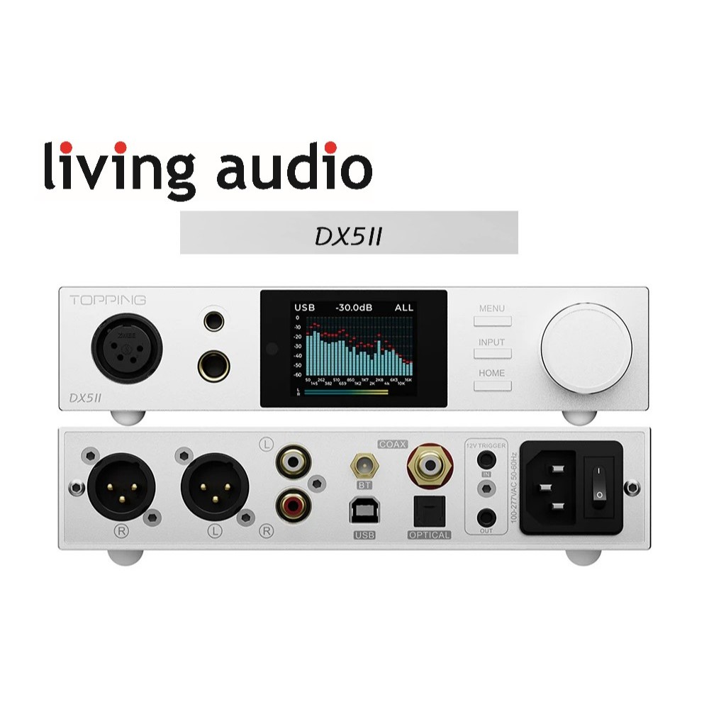TOPPING DX5 II Dual ES9039Q2M Desktop DAC & Headphone Amplifier ...