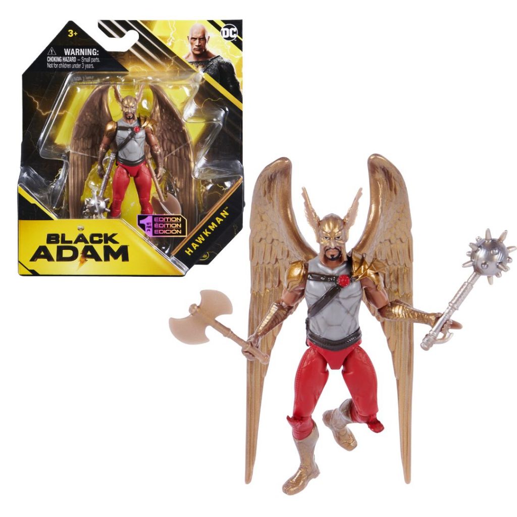 DC COMICS DWAYNE Johnson in Black Adam Original Action Figure 30cm EUR
