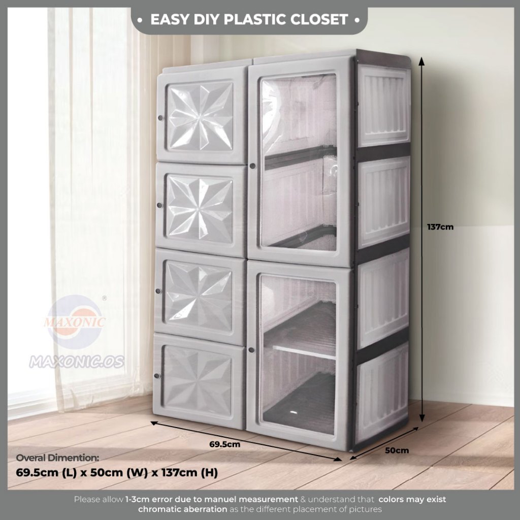 PLASTIC DRAWER CABINET PLASTIC FOLDABLE WARDROBE CABINET | HOSTEL ...