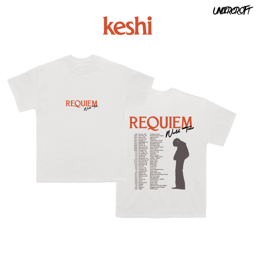 み*ス様 Keshi Requiem world tour T-shirt Lサ KESHI Requiem Tour
