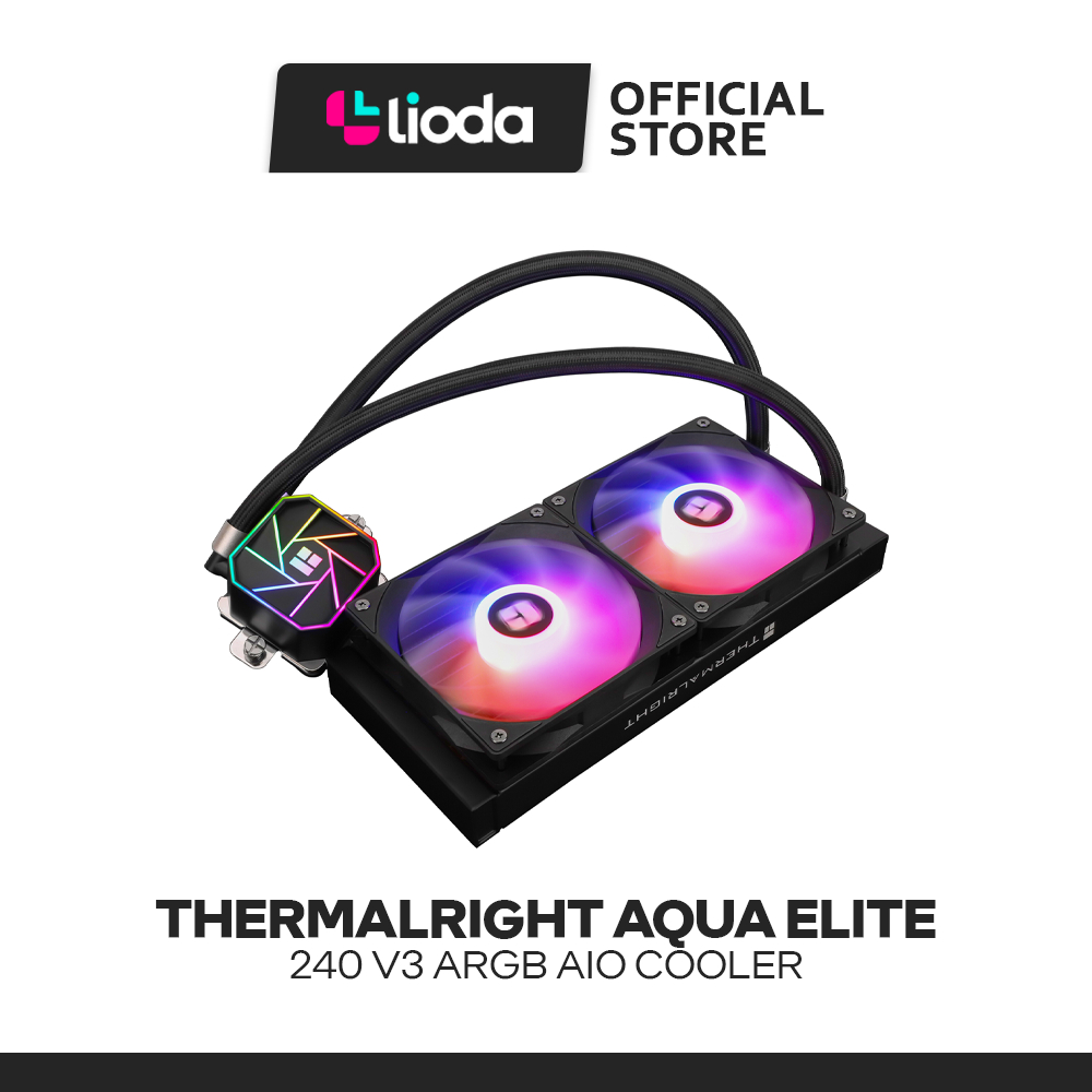 THERMALRIGHT AQUA ELITE 240 V3 - Raffreddatore A Liquido Per CPU Con Ventole ARGB PWM, Pompa Ad Alta Efficienza, Compatibile Con AMD E Intel - Foto 11