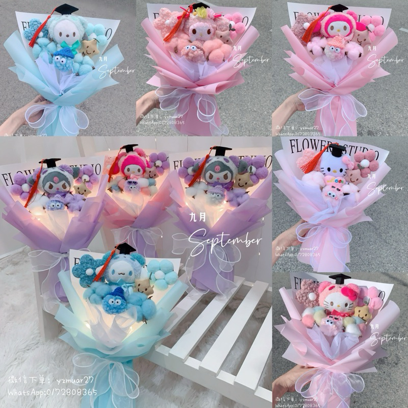 Sanrio Hello Kitty/Melody/Kuromi/Cinnamoroll/Pochacco Graduation ...