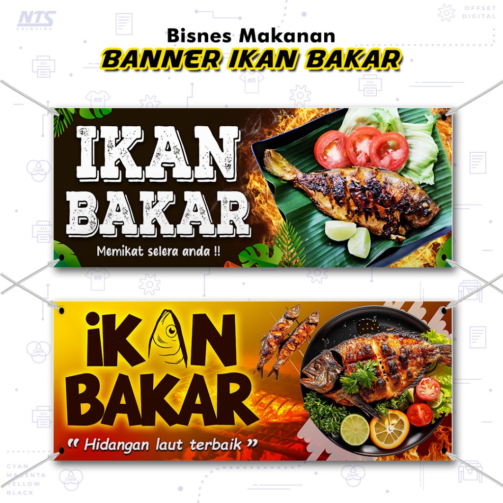 Grilled FISH BANNER DESIGN - SHOPTER / MOVEMENT / FOOD / KHEMAH / NIGHT ...