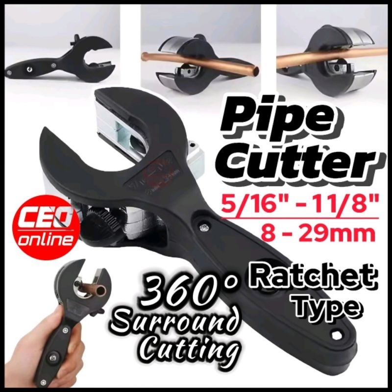 CEO Ratchet Tube Pipe Cutter Copper Pipe Aluminium Alloy Ratchet ...