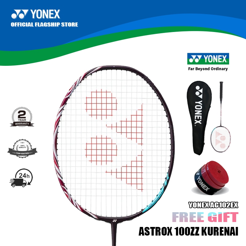 24SHIP YONEX ASTROX 100ZZ Japan Carbon Fiber racket with free string 26 ...