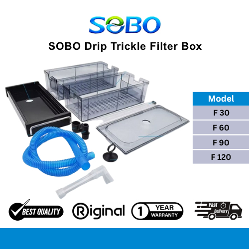 Sobo Aquarium Top Filter Box Drip Box Trickle Box F30 / F60 / F90 ...