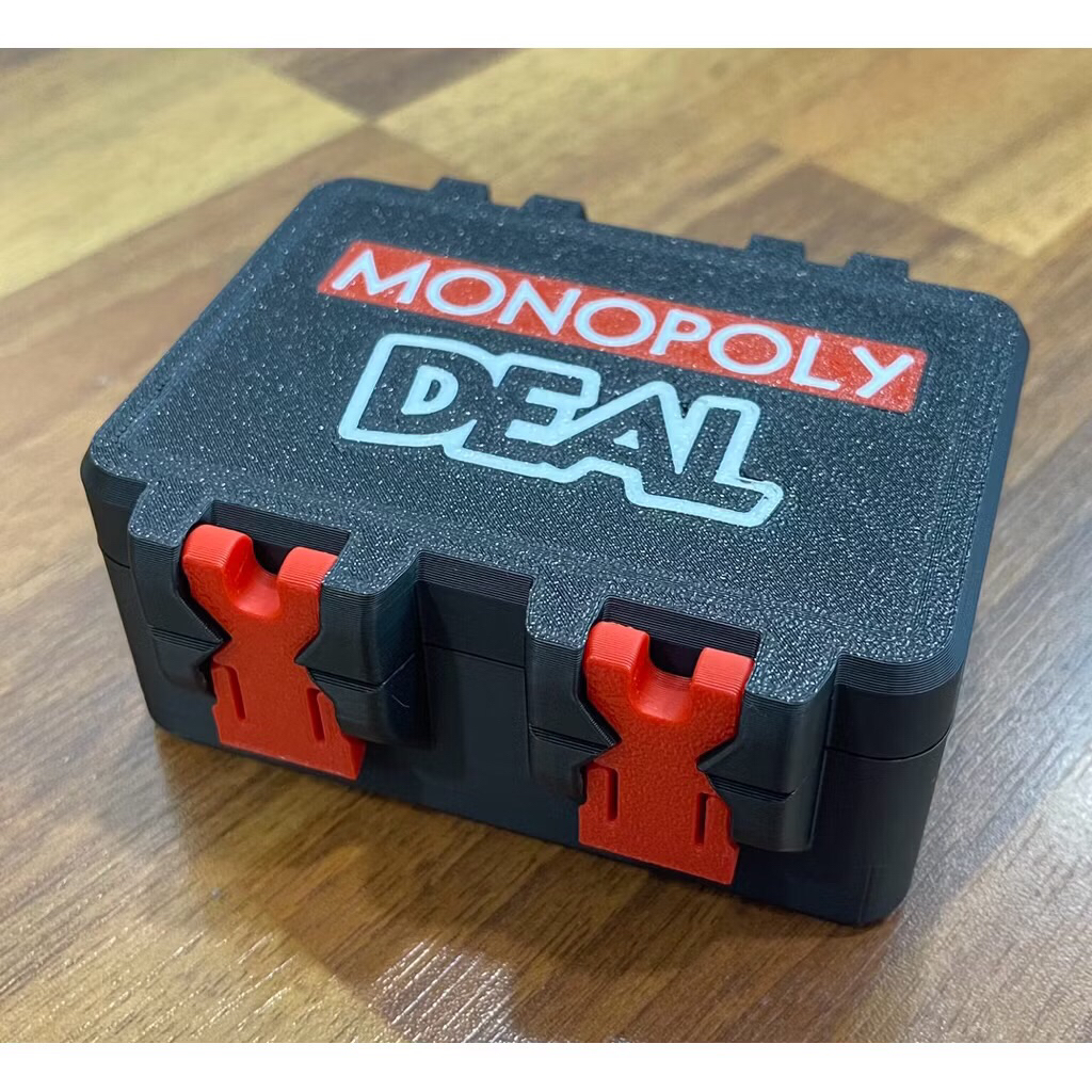 Monopoly Deal Card Case Monopoly deal Card Box Card holder DEAL card ...