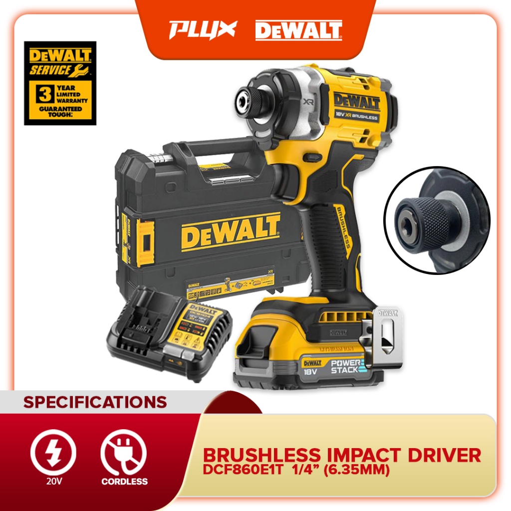 Dewalt DCF860E1T-B1 1/4