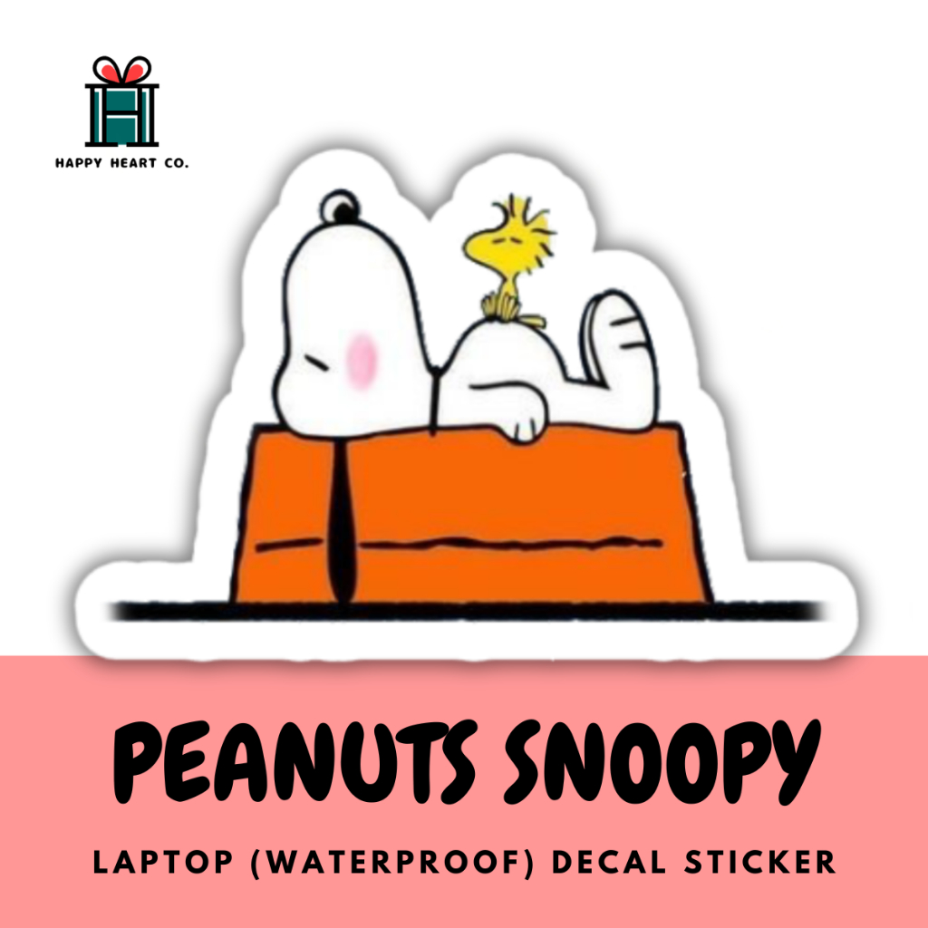 Peanuts Snoopy (Series1) Laptop Waterproof Decal Sticker | Shopee Singapore