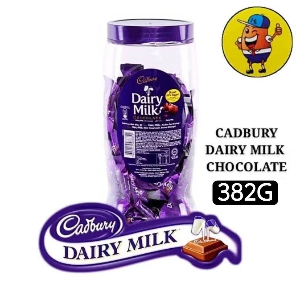 CADBURY DAILY MILK CHOCOLATE JAR 382G | Shopee Singapore