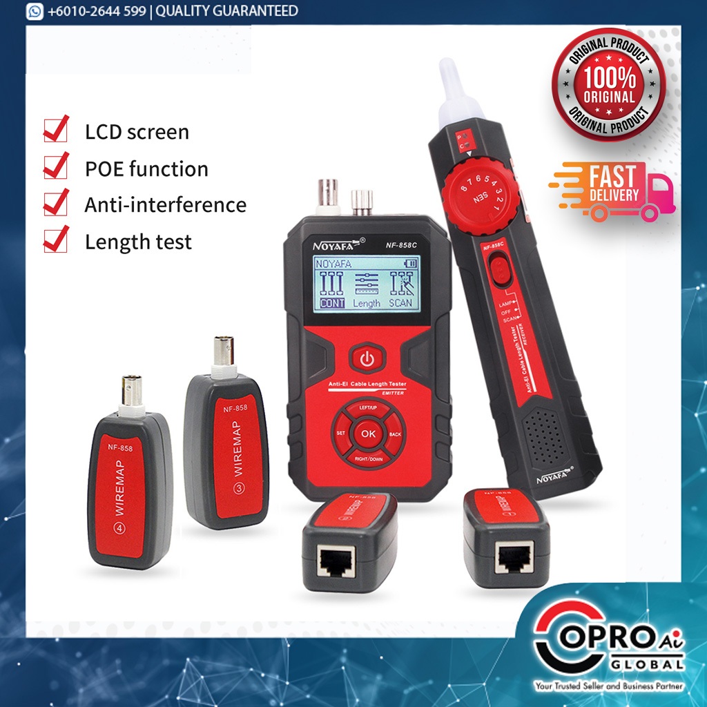 [UPGRADED PROGRAMMING] NOYAFA NF-858C TAIWAN AITI-EI Cable Length ...