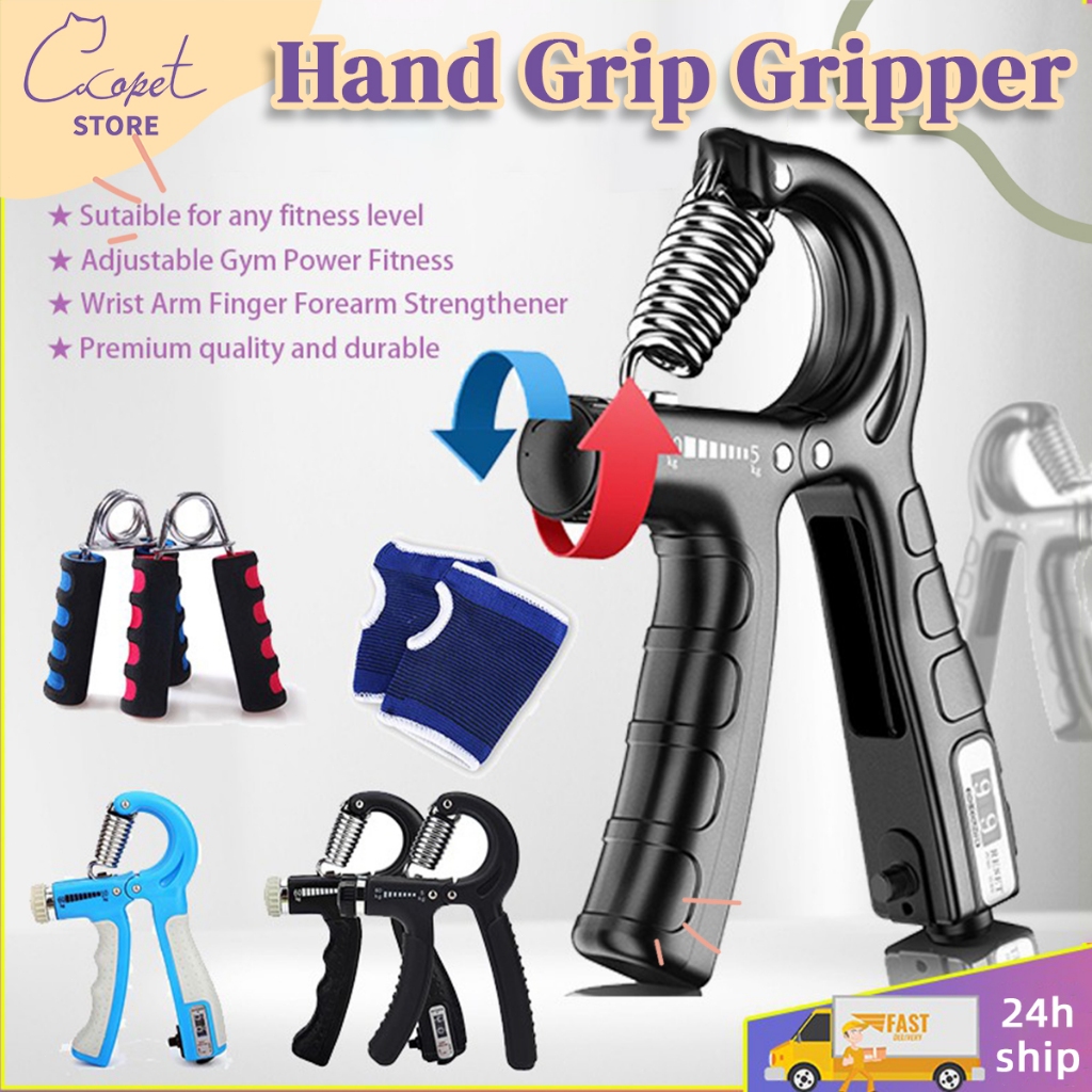 Adjustable Resistance Hand Grip Gripper Wrist Arm Finger Forearm