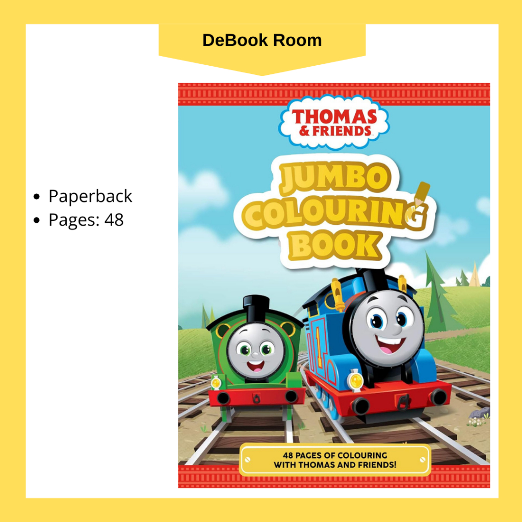 Thomas and Friends Jumbo Colouring Book | Shopee Singapore