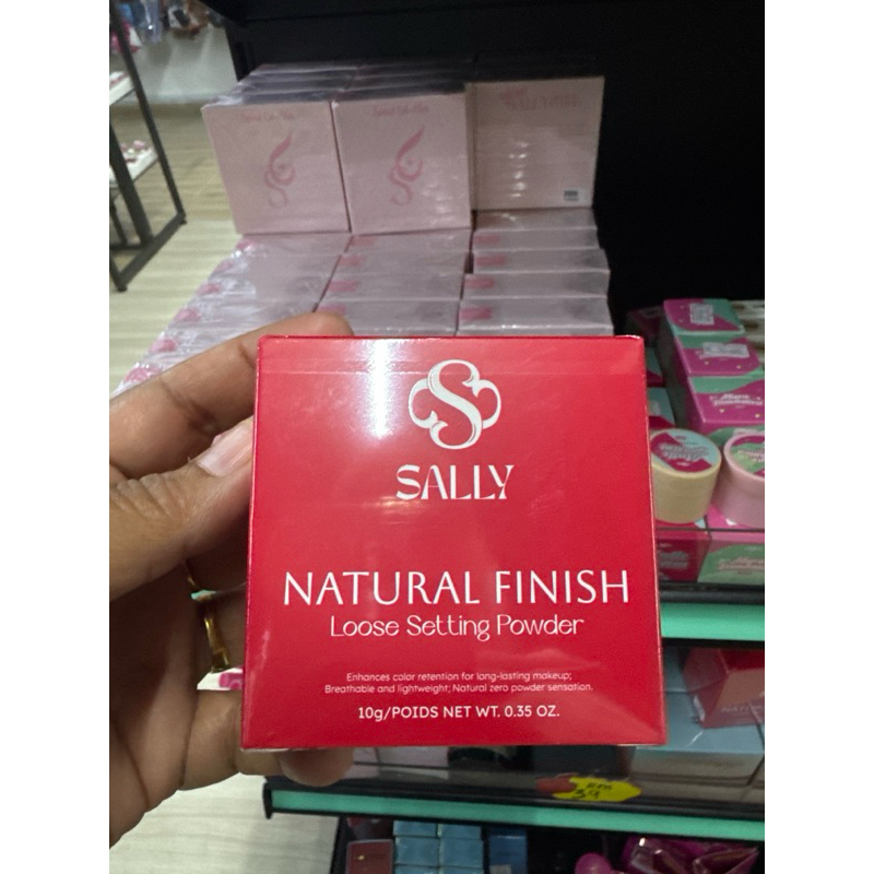 SALLY NATURAL FINISH LOOSE POWDER 24 HOURS SHINE CONTROL | Shopee Singapore