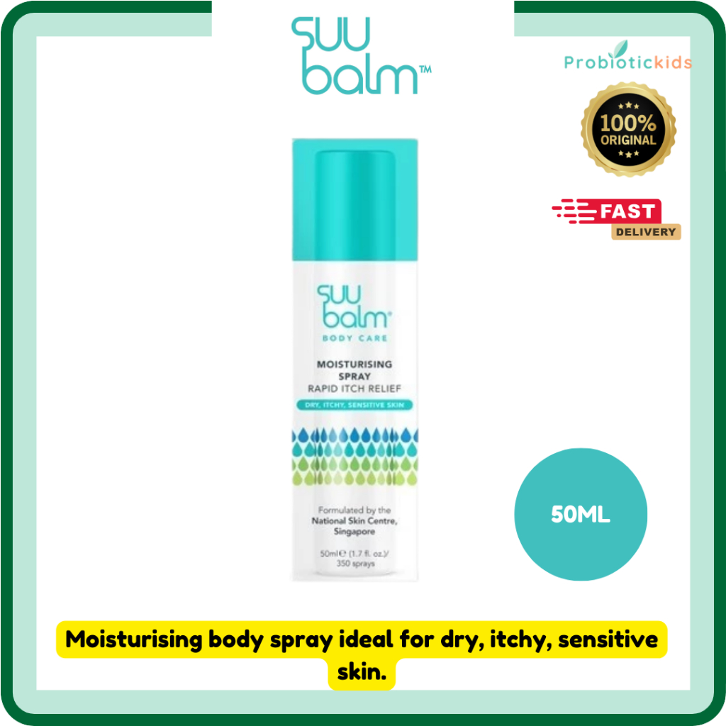 Suu Balm Cooling Moisturising Spray 50mL – Fast Itch Relief with ...