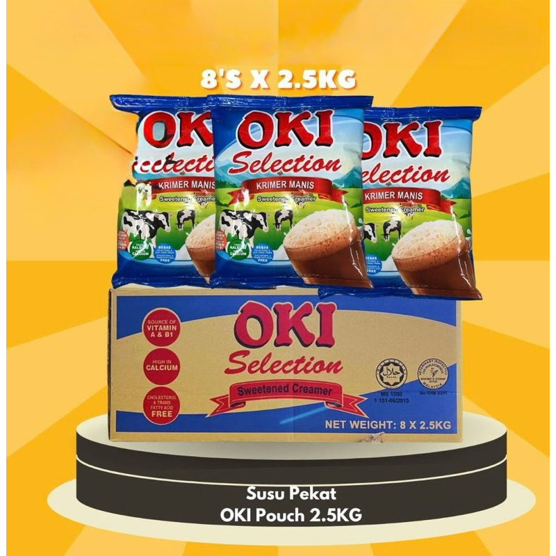 Oki Selection Sweetened Creamer Pouch 2.5kg x 8 Packets (1 Carton ...