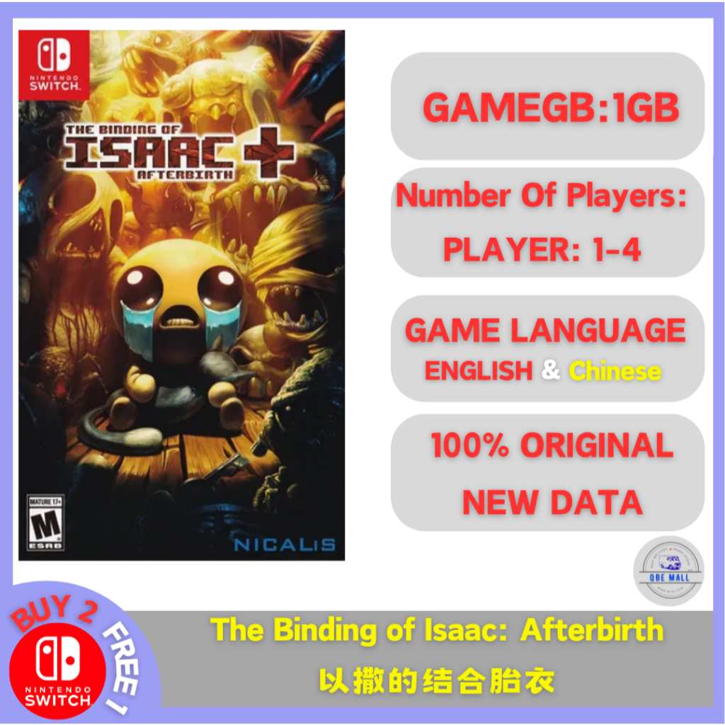 The Binding of Isaac: Afterbirth+ DLC 以撒的结合胎衣 (Nintendo Switch ...